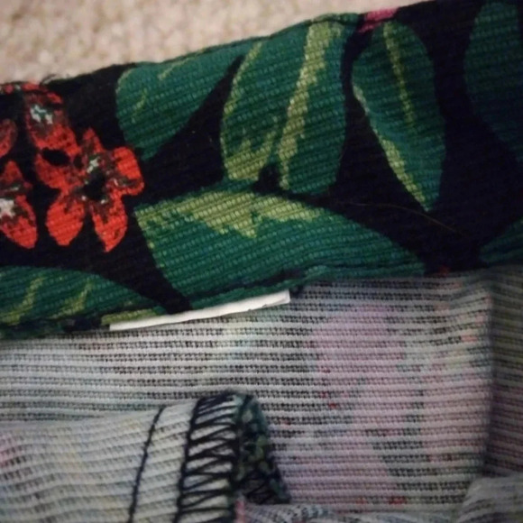 ZARA floral mini skirt X-small like new - Picture 7 of 8